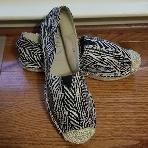 Women's Coconuts Zebra Print Espadrilles